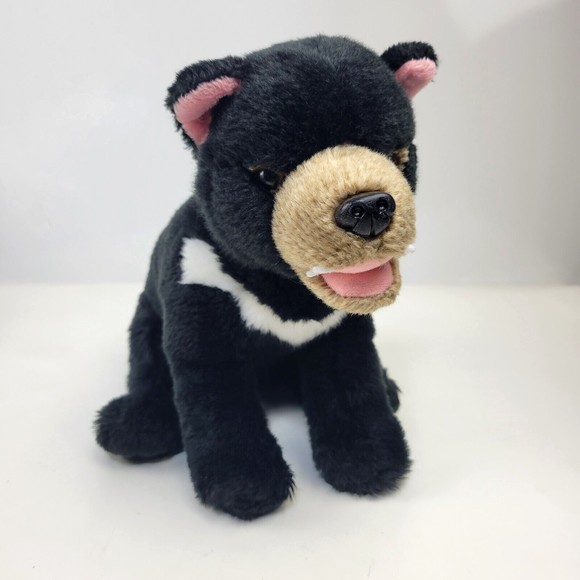 Korimco Dizzy Tasmanian Devil Plush Realistic With Open Mouth and Teeth 10" - Picture 2 of 12